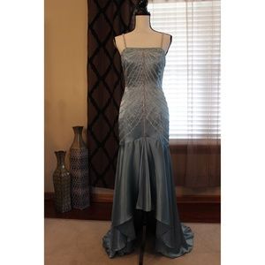 Riva Designs Beaded Formal Evening Dress - Prom